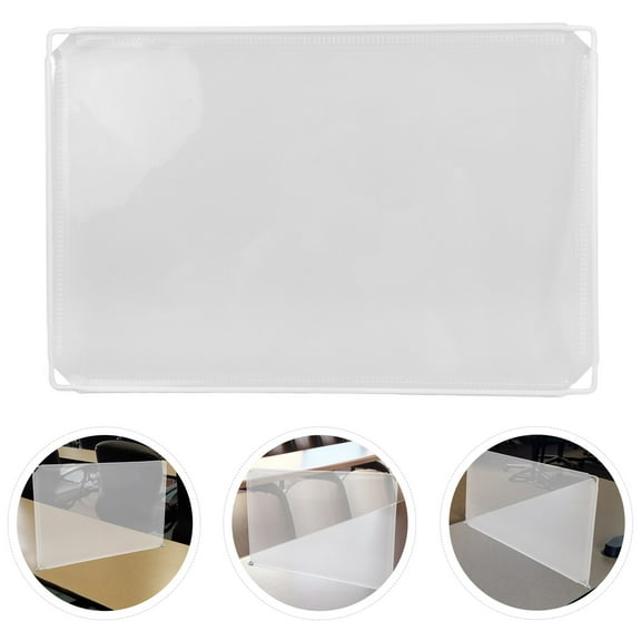 NICEXMAS Dining Table Sneeze Guard PP Material Practical Design Easy to Use and Remove 1Set