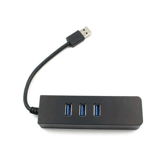 NICEXMAS 1Set USB 3.0 Ethernet Lan Network Adapter Hub Ethernet Adapter for Office Use 11*1.2*0.8In