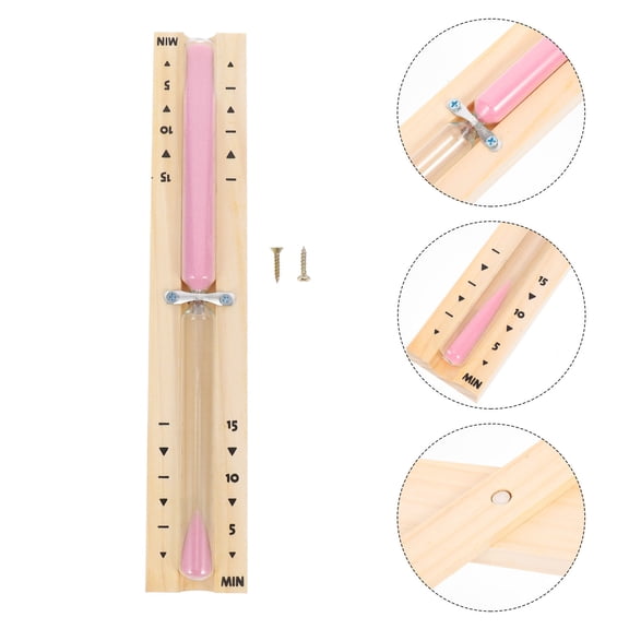 NICEXMAS Wooden Timer Clock 1pc for Sauna Steam Use, Easy , Design, Dry Sauna Timer