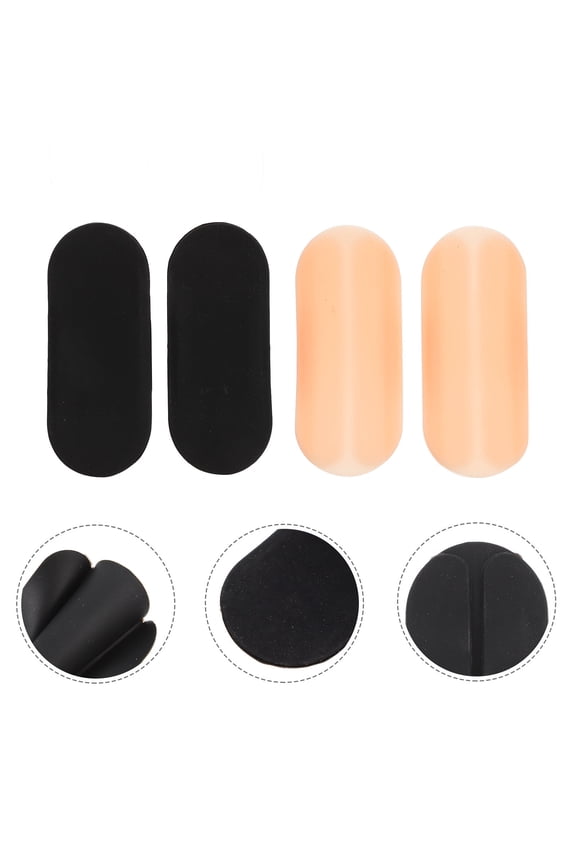 2 Pairs Shoulder Pads Shoulder Strap Cushions Padding Bra Strap Protector Silica Gel 9.4X4X0.3CM