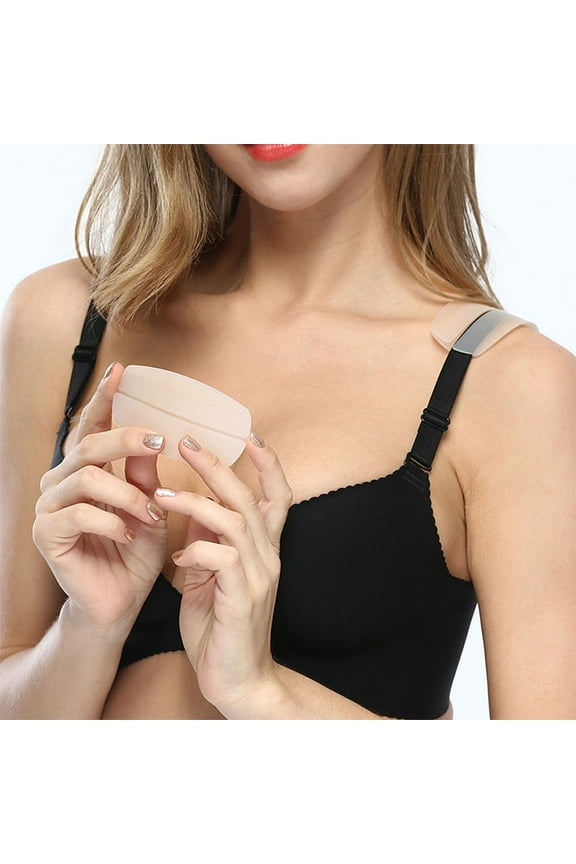 2 Pairs Soft Silicone Shoulder Pads for Women, Comfortable Blouse, Jacket and Coat Inserts for Enhanced Fit