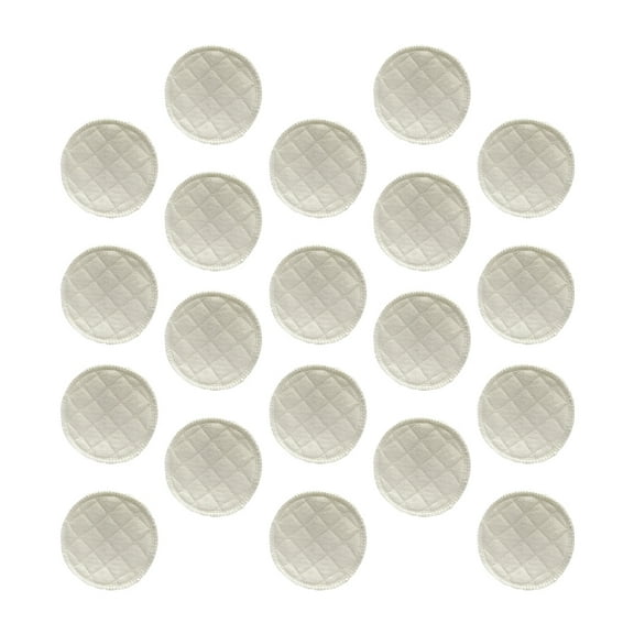 NICEXMAS Breast Pads Reusable Washable Leak Proof Protection 20Pcs