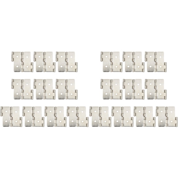 NICEXMAS 20 pcs  Folding Screen Hinges Iron Cabinet Hinges Retro Style Door Hinges