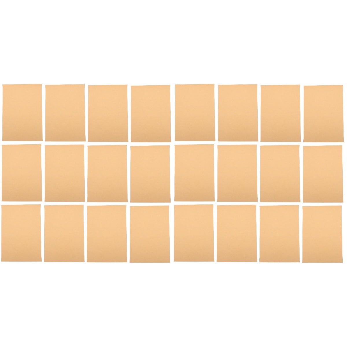NICEXMAS 200 Pcs  4k Painting Kraft Cardboard Blank Kraft Drawing Paper for Practice