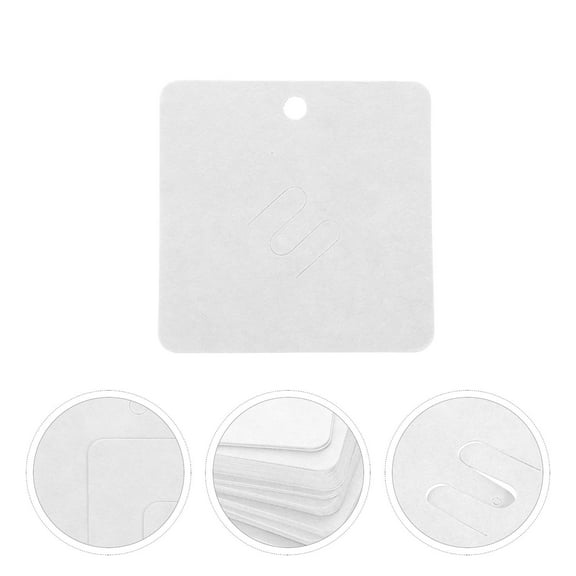 NICEXMAS  200 Pcs Brooch Display Paper Jewelry Presentation