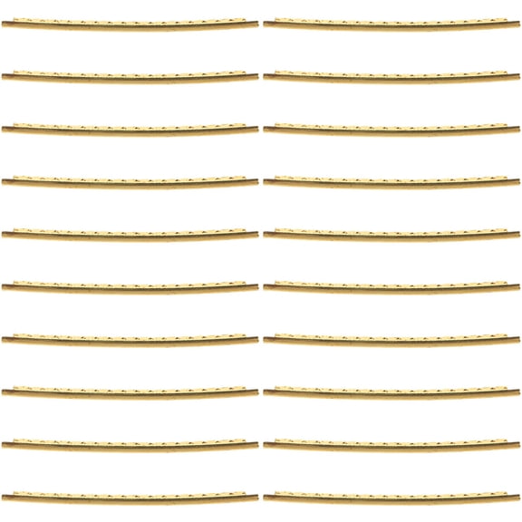 NICEXMAS Fret Wires Brass Guitar Makers 20Pcs 5.50X0.20X0.20In