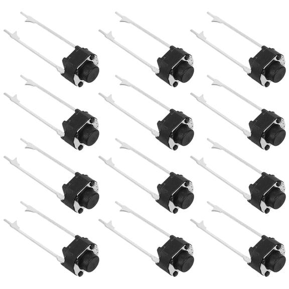 NICEXMAS 20Pcs Durable Micro Momentary Push Button Switch for Breadboard Projects