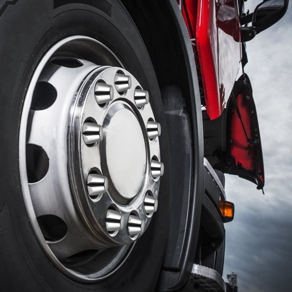 NICEXMAS 20Pcs Lug Nut Caps for Trucks Silver Chrome Plastic Durable Lug Bolt Covers with Removal Tool