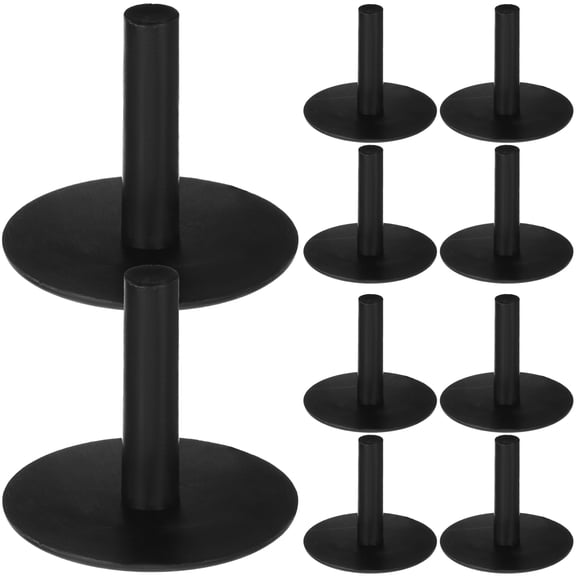 NICEXMAS 20pcs Black Plastic Display Stands Holders for Car Decoration Accessories and Home Decor