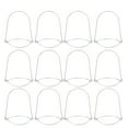 thumbnail image 1 of NICEXMAS 24Pcs Stainless Steel Mason Jar Plated Silver Wire Handles for Canning Jar Decoration, 1 of 6