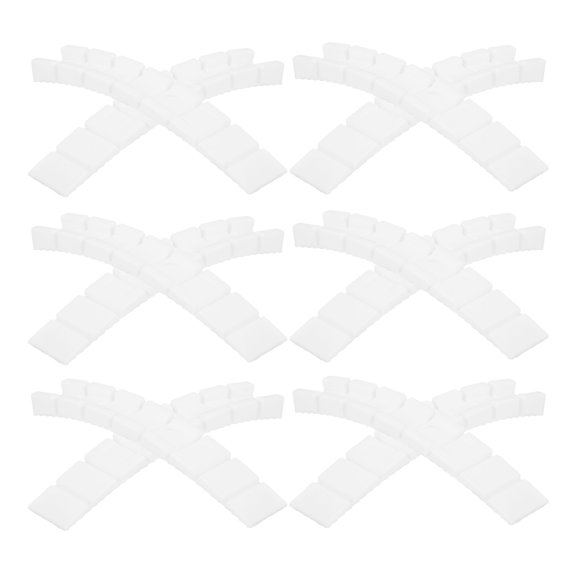 NICEXMAS 24Pcs Furniture Levelers White PP Plastic Shims for Noise Reduction and Stability