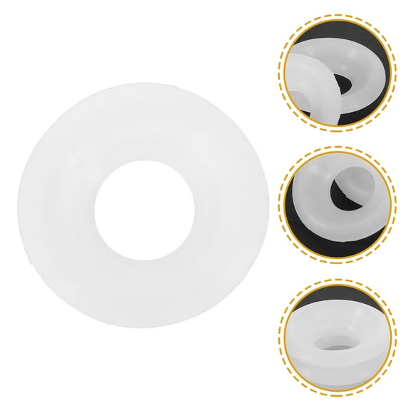 NICEXMAS Bottle Seals Bottle Seal Gaskets White Plastic 24Pcs 1X1X0.28In
