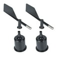 thumbnail image 1 of NICEXMAS 2Pack Black ABS Wind Meter Anemometer for Greenhouse Use and Simple Design 7.9x5.9x2.4in, 1 of 8
