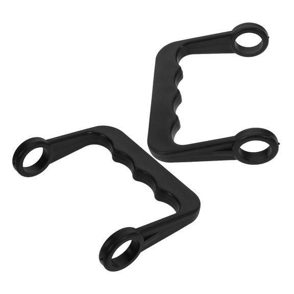 NICEXMAS Jack Handle Replacement Plastic Black Lightweight Practical Nicexmas 2Pcs