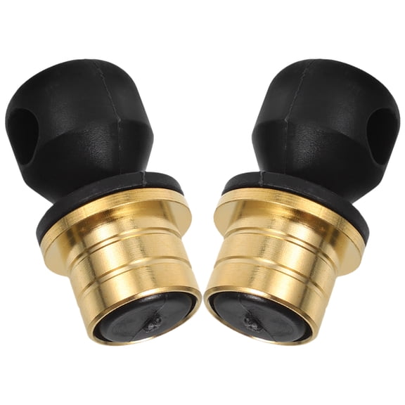 NICEXMAS 2Pack Diy Design Gourd Wine Stoppers for Home Decor present Giving Party Supplies