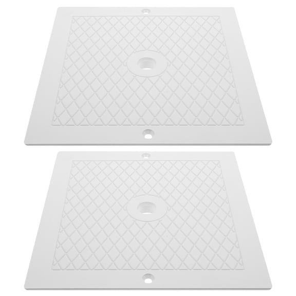 NICEXMAS 2Pcs White re Skimmer Cover Plate for Pool Accessory Preventing Debris and Splash