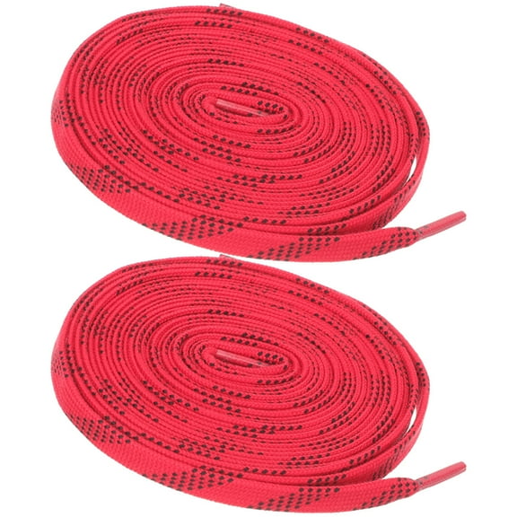 NICEXMAS Hockey Sports Shoelaces 2 Pairs 9.6x0.3in