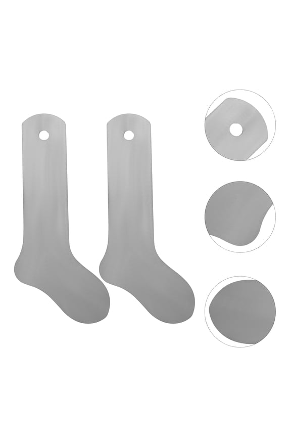 2Pcs Aluminum Sock Display Liners for Maintaining Sock Shape and Appearance