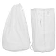 thumbnail image 1 of NICEXMAS 2Pcs Drawstring Filter Bag For Coffee Filtration Nut Milk Bags For Straining Reusable White Nylon, 1 of 8