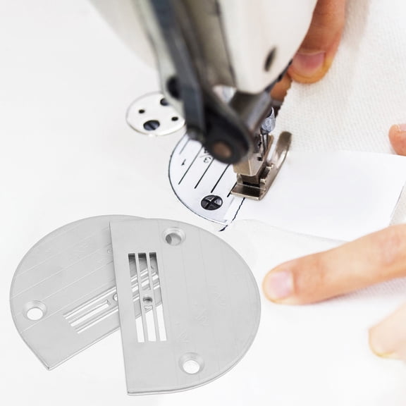 NICEXMAS 2-Pack Metal Needle Board Sewing Machine Accessories with Measurement Scale for Precise and Accurate Sewing