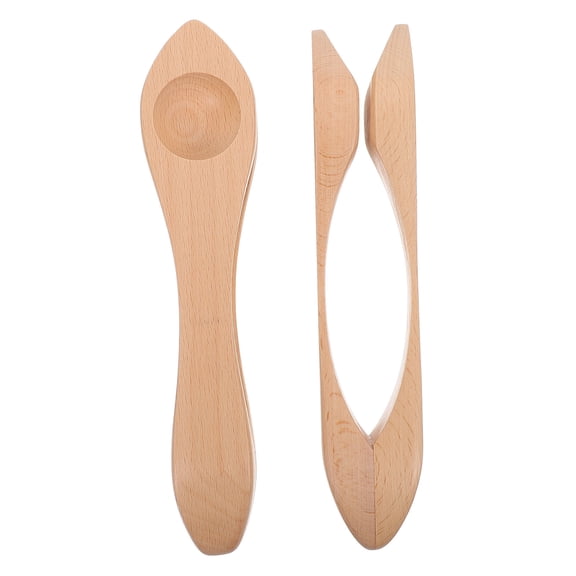 NICEXMAS Toddler Instruments Wooden Percussion Tools 2PCS 7.86X1.57X1.38In