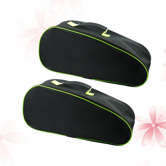 NICEXMAS 2-Pack Small Item Storage Organizer and Car Vacuum Cleaner Tool Holder Bag, Black Accessory Organizer
