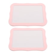 NICEXMAS 2Pcs Pink Magnetic Memo Boards for Locker with Dry Erase Surface and Easy Erase Design