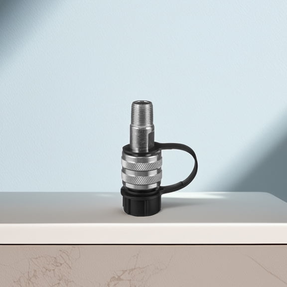 NICEXMAS Hydraulic Fittings Hydraulic Quick Coupler Zinc Plating 2Pcs