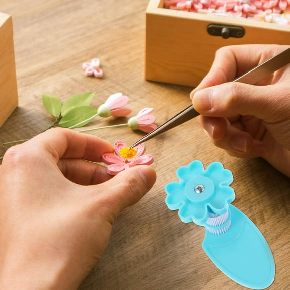 NICEXMAS 2Pcs Quilling Tools for Beginners in Assorted Color Plastic for Daily Practice Crafts