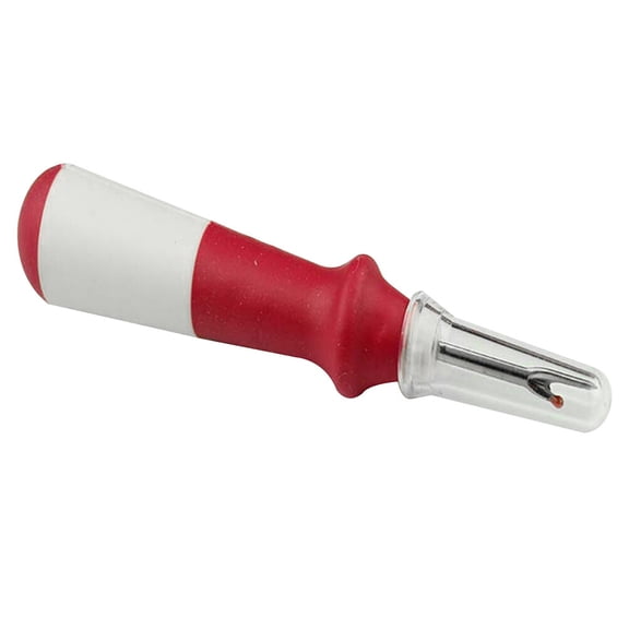 NICEXMAS 2Pcs Seam Ripper Sewing Remover Red with Sharp Concave Point for Easy Stitch Removal