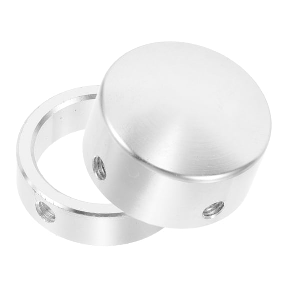 NICEXMAS 2Pcs Lightweight Aluminum Handle End Caps for Strength Training Machines Gym Equipment