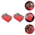 thumbnail image 1 of NICEXMAS 2Pcs Surprise Packaging Box Red Grey Board Laminated Special Paper for Holiday Parties, 1 of 8