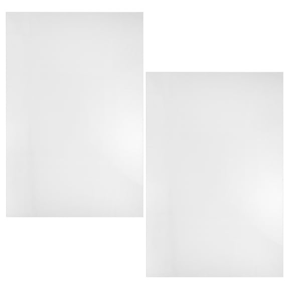 NICEXMAS 2-Pack Clear Acrylic Sheets for Picture Frame Glass Replacement, Transparent Panels for Framing