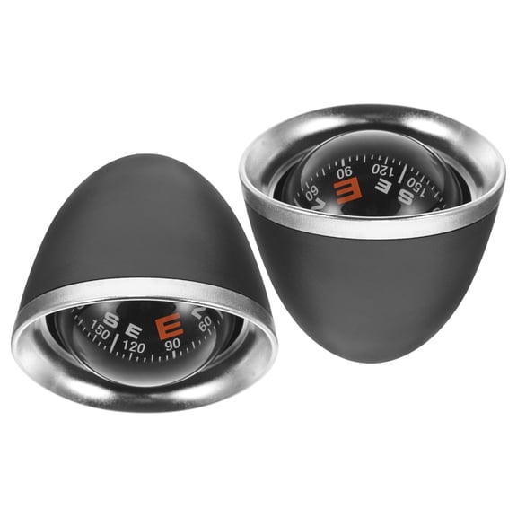NICEXMAS 2-Pack Dashboard Compass for Cars and Boats with Accurate Navigation, Design, and Easy Installation