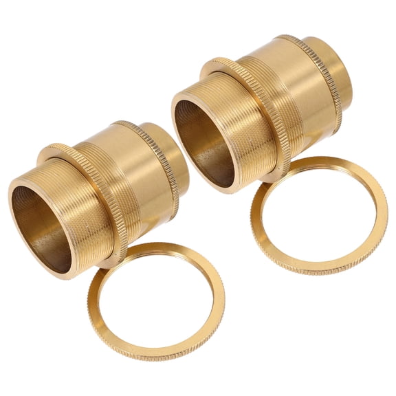 NICEXMAS 2-Pack Vintage Metal E27 Bulb Holders with Double Light Socket for Pendant Lamp Fixtures and Lighting