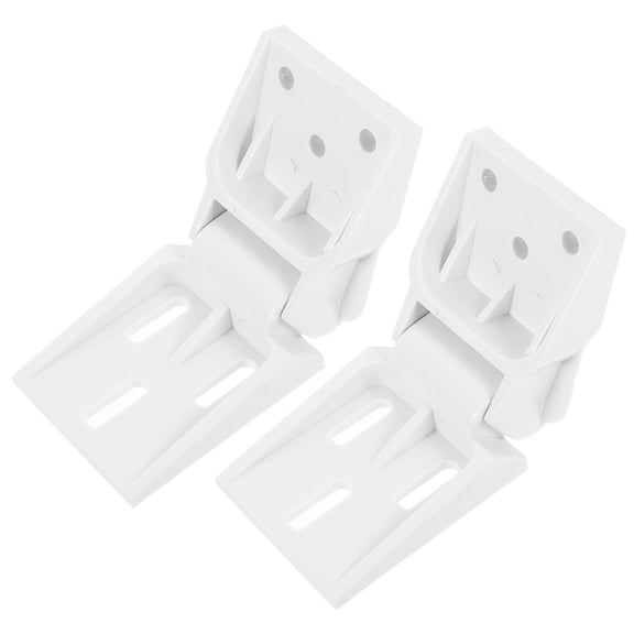 NICEXMAS 2Pcs White Freezer Door Hinge Large Plastic Hook Design for Refrigerator and Ice Cabinet Repair