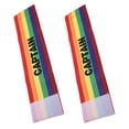 thumbnail image 1 of NICEXMAS 2-Pack Wide Elastic Soccer Captain Armbands for Adults, Team Sports, Training, and Game Use, 1 of 6