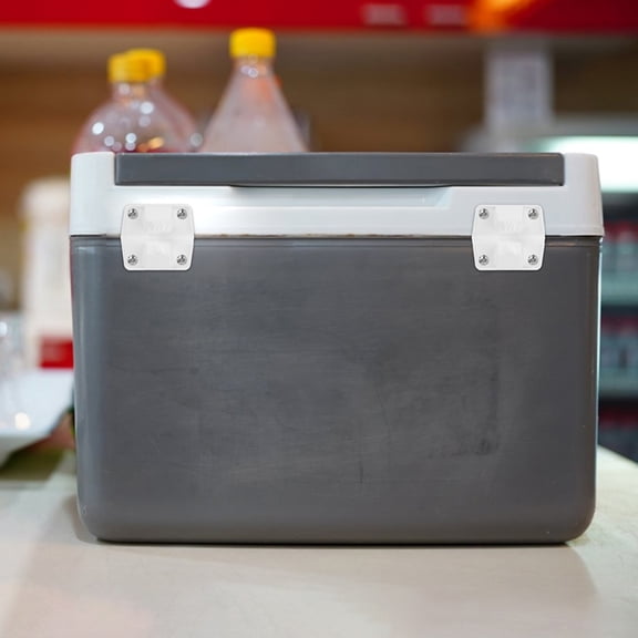 NICEXMAS 2Set Cooler Hinge for Cooler Plastic Hinges in White Plastic 2.2X1.9X0.5in