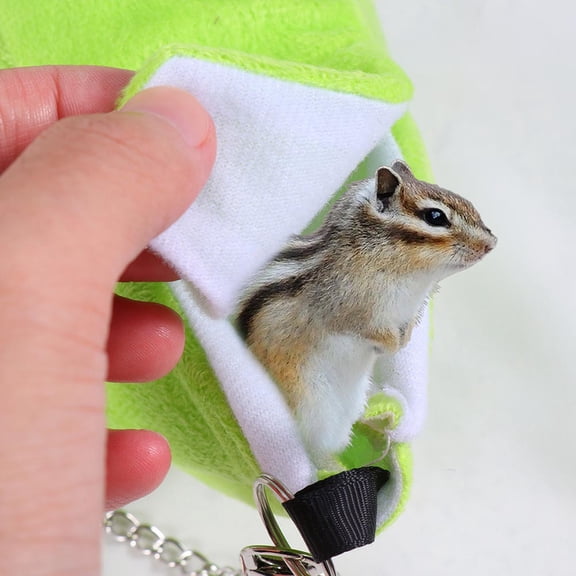 NICEXMAS 2Set Pets Swing Bed Lint Green for Small Animals Indoor Comfort