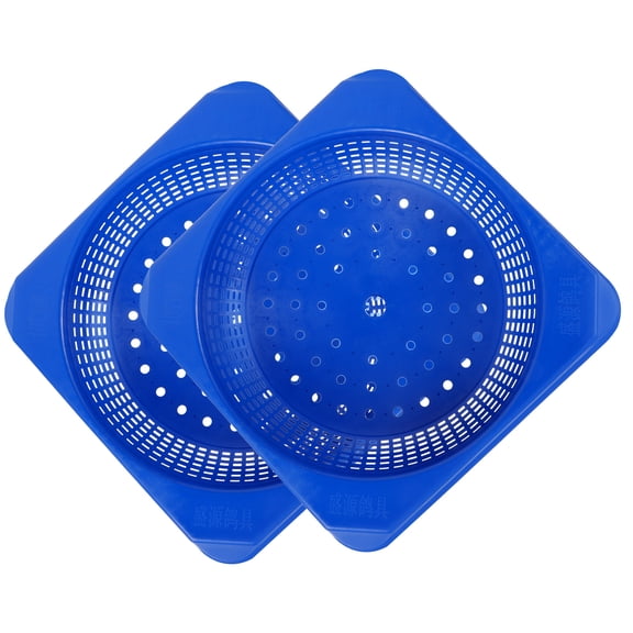 NICEXMAS Nest for Pigeons Plastic Pigeon Nest Box Durable 2Set 10.61x10.61x2.36 In