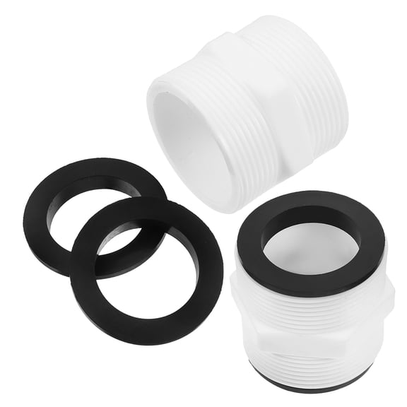 NICEXMAS Pool Pipe Adapter for Increase Water Flow Plastic Maintenance Staff Public Places 2Pack