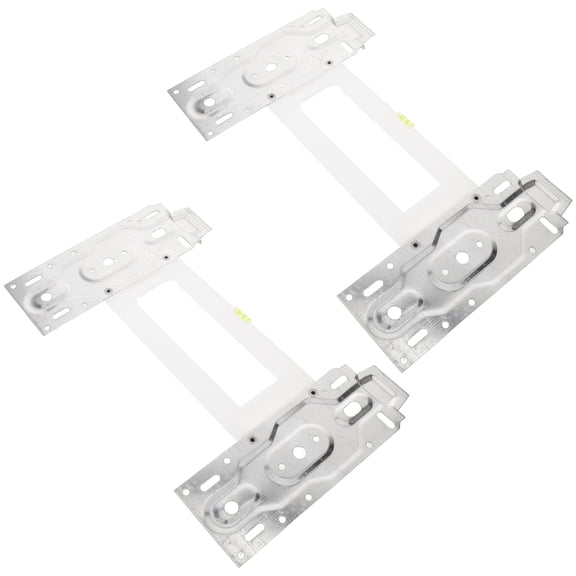 NICEXMAS 2Sets Telescopic Silver Ac Support Brackets for Wall Mounting Indoor and Window Units