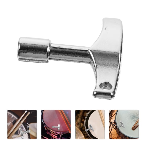 NICEXMAS 2-Pack Metal Drum Keys Set for Drum Tuning and Percussion Instrument Maintenance Tools for Drummers