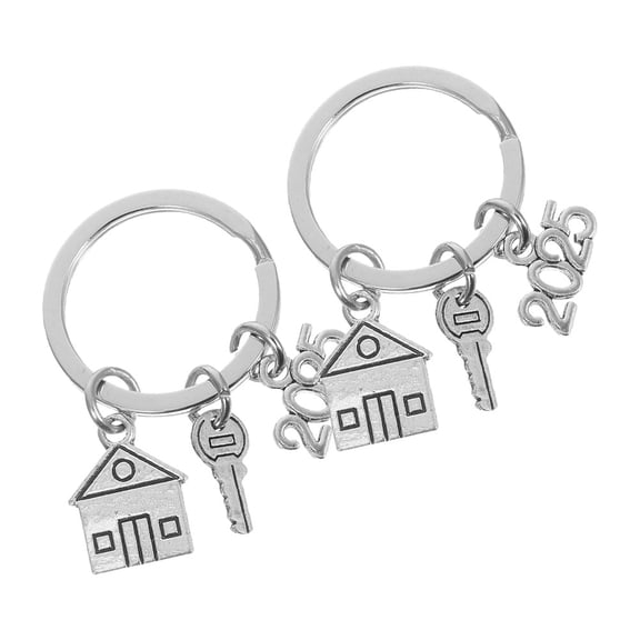 NICEXMAS Nicexmas Stylish Keychain Holder with Modern Design for New Home 2Pcs