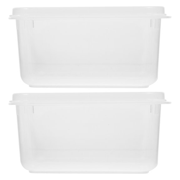 NICEXMAS Ginger Storage Container Refrigerator Sealed Design 2Pcs
