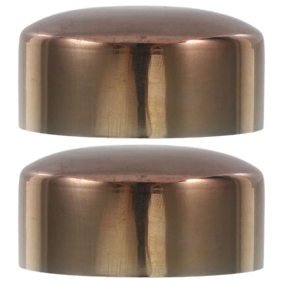 NICEXMAS 2Pcs Stair Railing Cap Stainless Steel Round End Fitting Connection Protection Outdoor Use