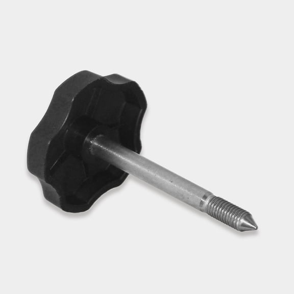 NICEXMAS 2-Pack Black Nylon Window Frame Pin Knobs with Stainless Steel Replacement Parts for Home Window Repair