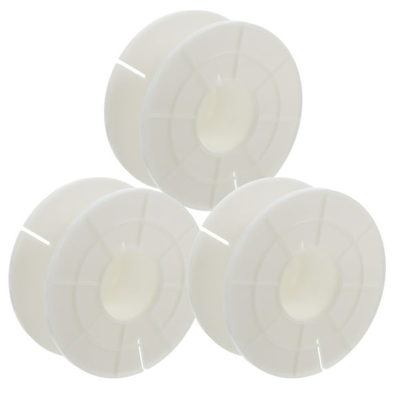 NICEXMAS 3 PCS Copper Wire Divider Convenient Cord Carrier Cable Reel Wire Carrier Audio Wire Storage Plastic 8.00X8.00X3.20CM