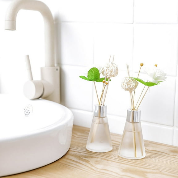 NICEXMAS 30 Pcs Rattan Sticks Aromatherapy Porous Bathroom Fragrance