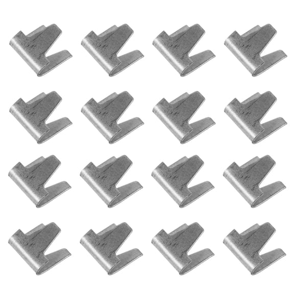 NICEXMAS 300Pcs Plated Silver Metal Wire Cage Clips with Enhanced Grip for Secure Animal Cage Setup and Efficient Assembly